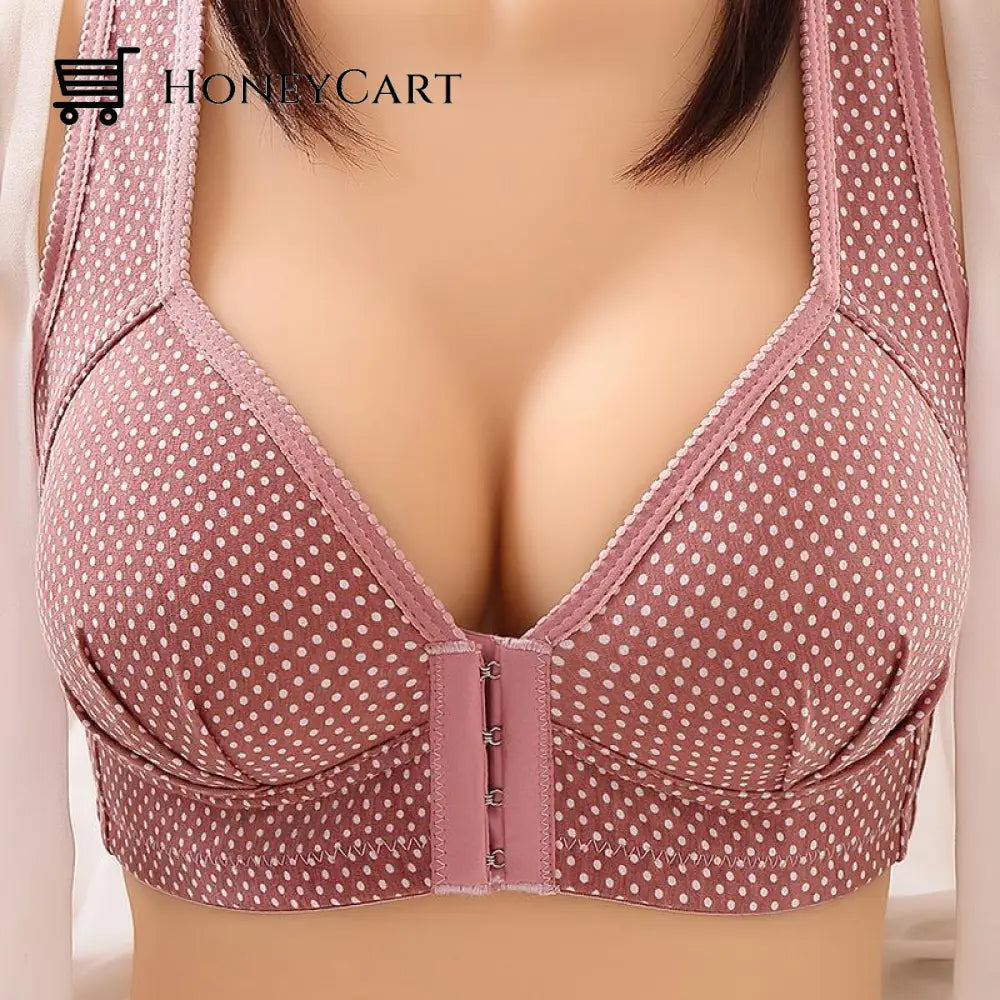 Seamless Sexy Fashion Push Up Bras Pink / M