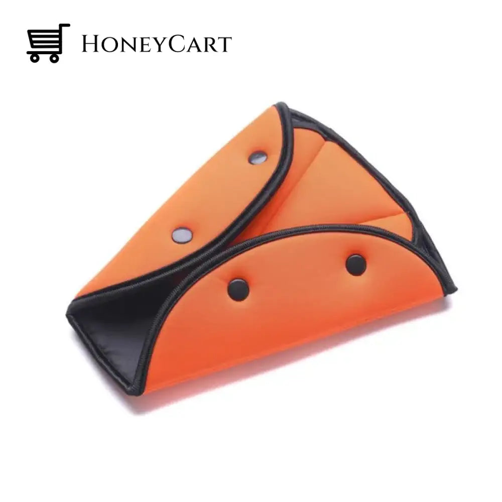 Seat Belt Adjuster For Kids Adults Orange / Tool