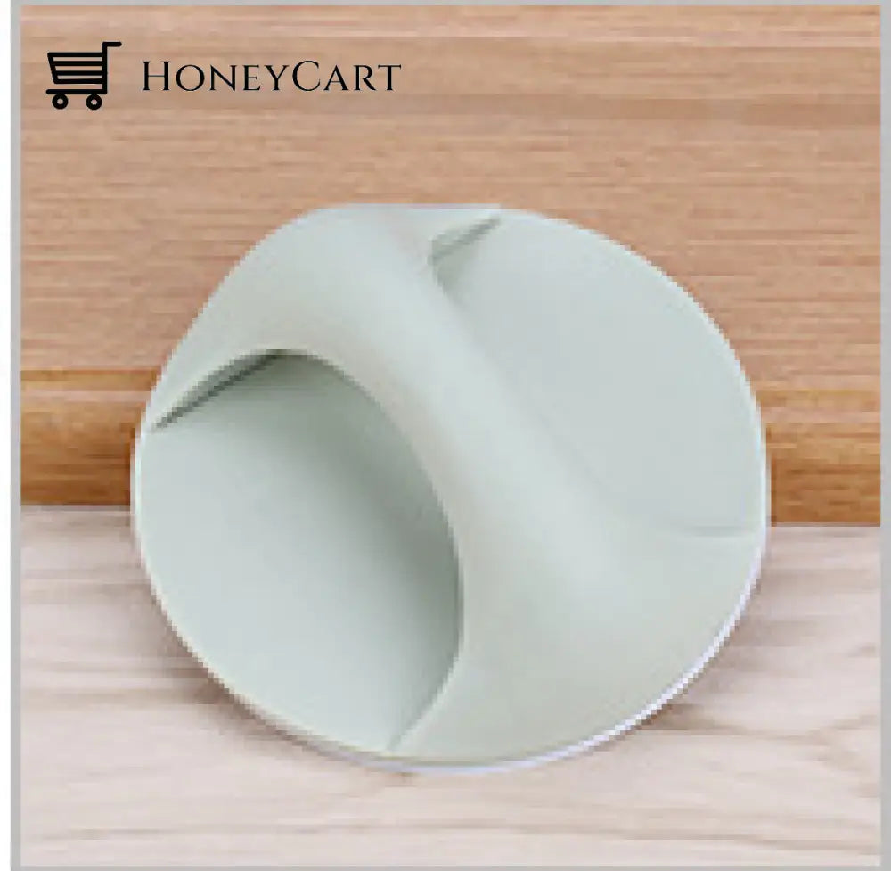 Self Adhesive Door Handle Green Plastic