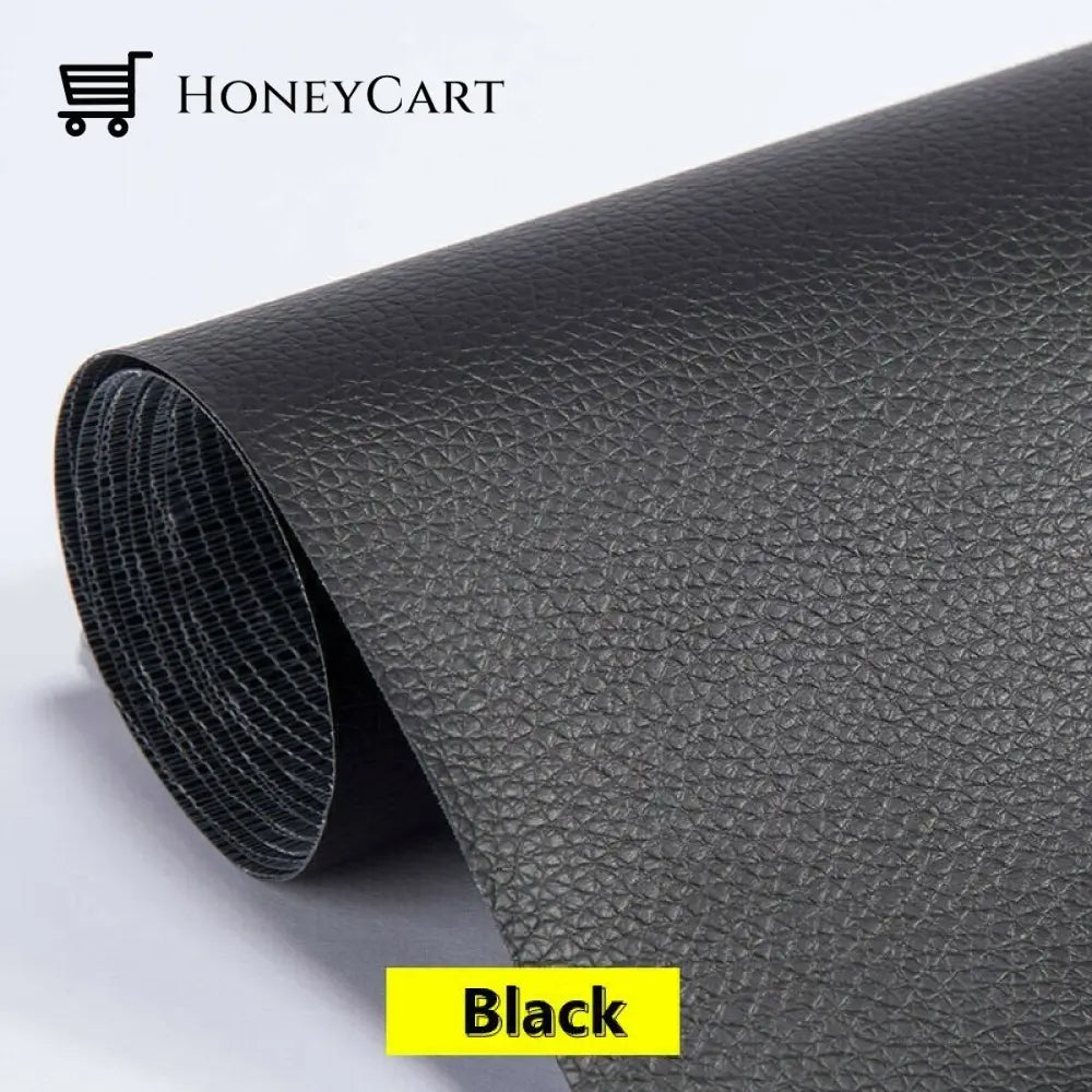Self Adhesive Leather Refinisher Cuttable Sofa Repair Black / 8*12In(20*30Cm) Tool