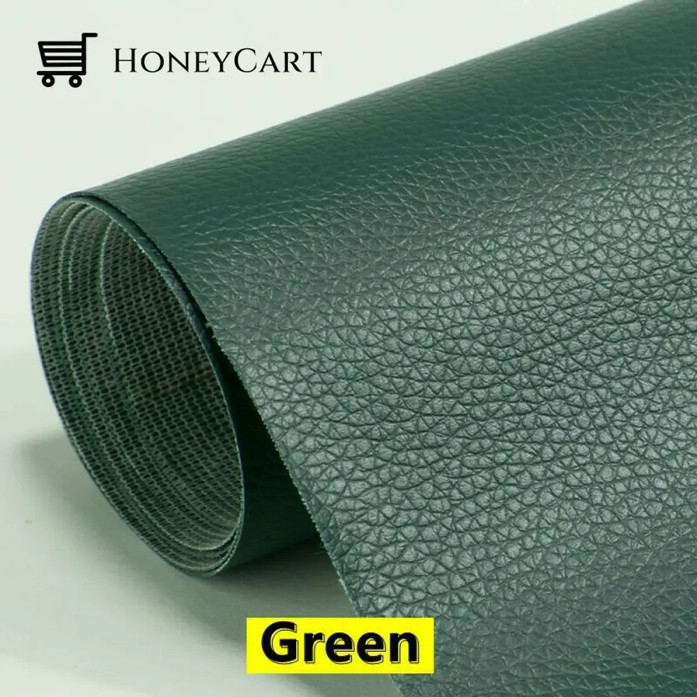 Self Adhesive Leather Refinisher Cuttable Sofa Repair Green / 8*12In(20*30Cm) Tool