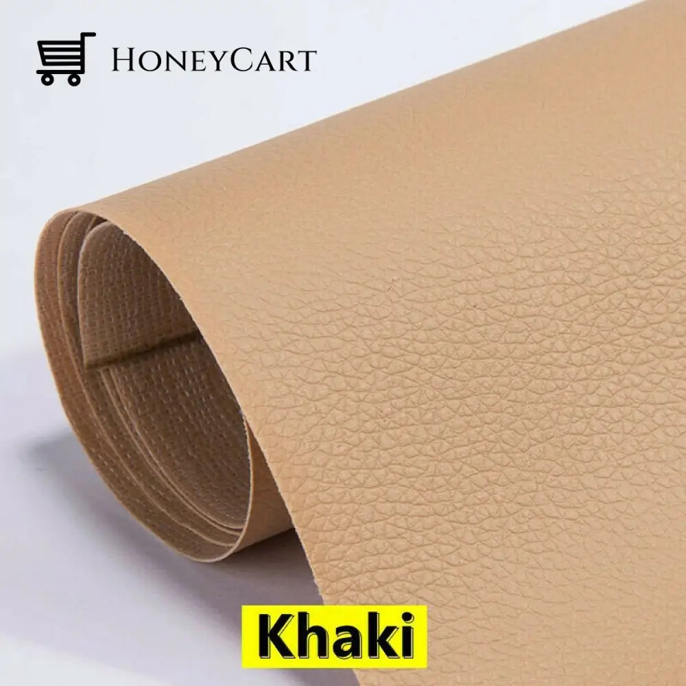 Self Adhesive Leather Refinisher Cuttable Sofa Repair Khaki / 8*12In(20*30Cm) Tool
