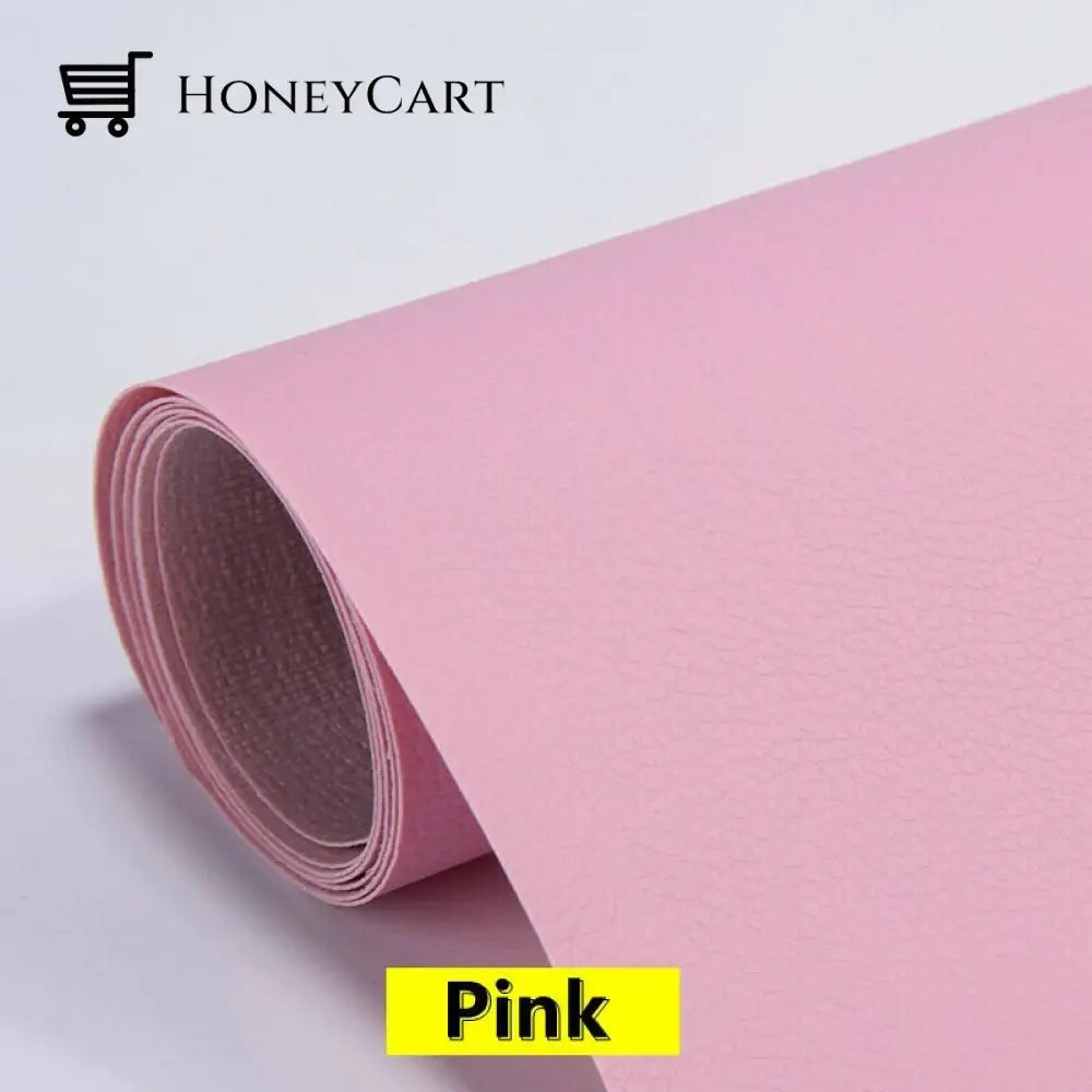 Self Adhesive Leather Refinisher Cuttable Sofa Repair Pink / 8*12In(20*30Cm) Tool