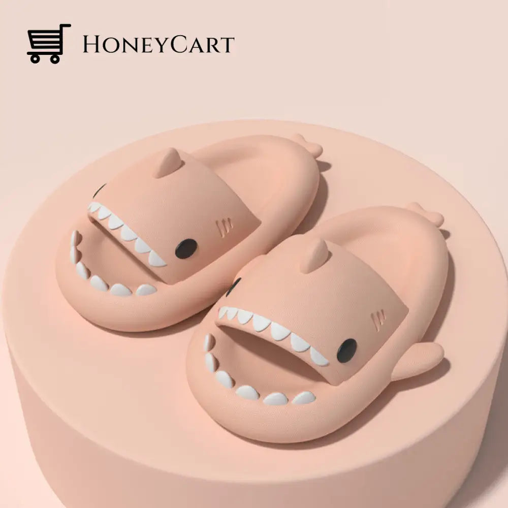 Shark Slide Sandals Pink / 36-37