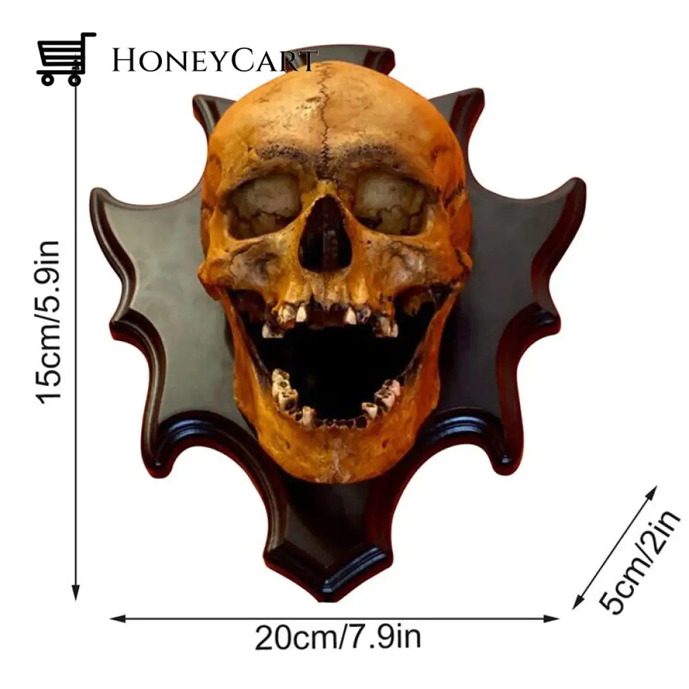 Shiny Skull Wall Décor