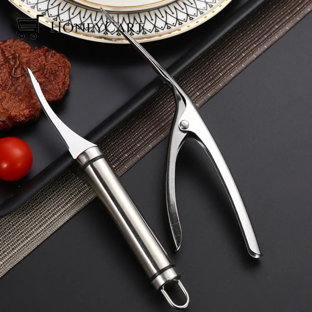 Shrimp Cleaner Stainless Steel Cutter Kitchen Tools & Utensils