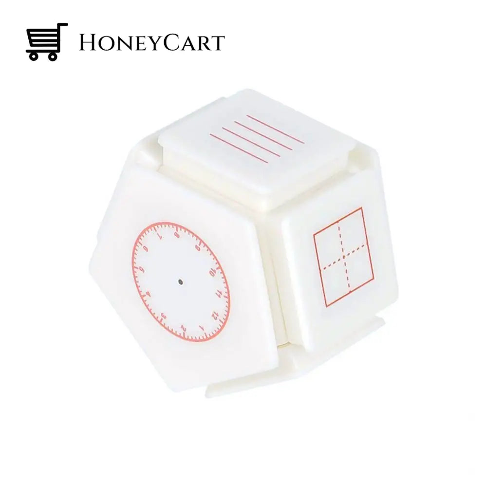 Six-Side Kids Educational Seal Stamp White Blocks