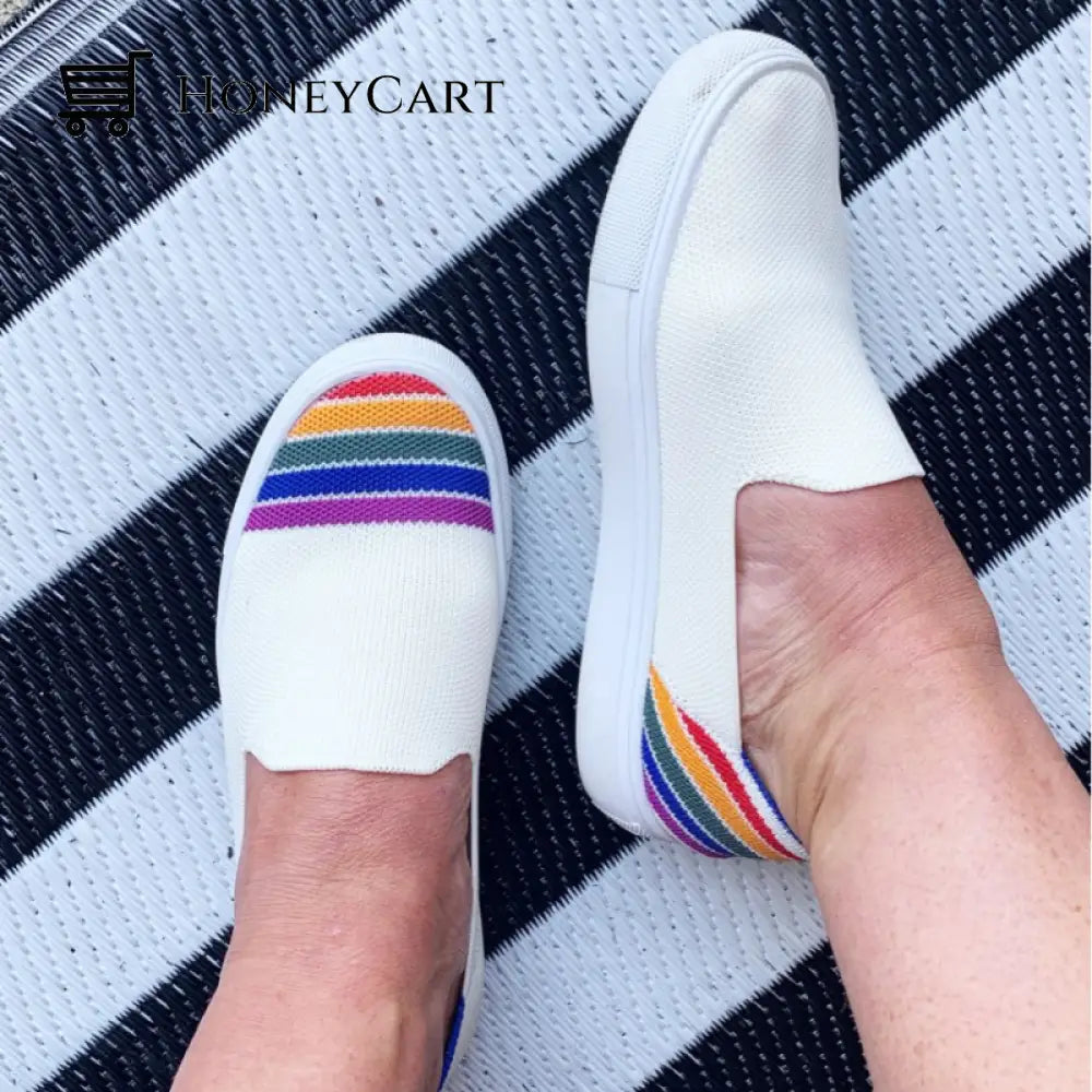 Slip-On Canvas Shoes For Women With Bunions