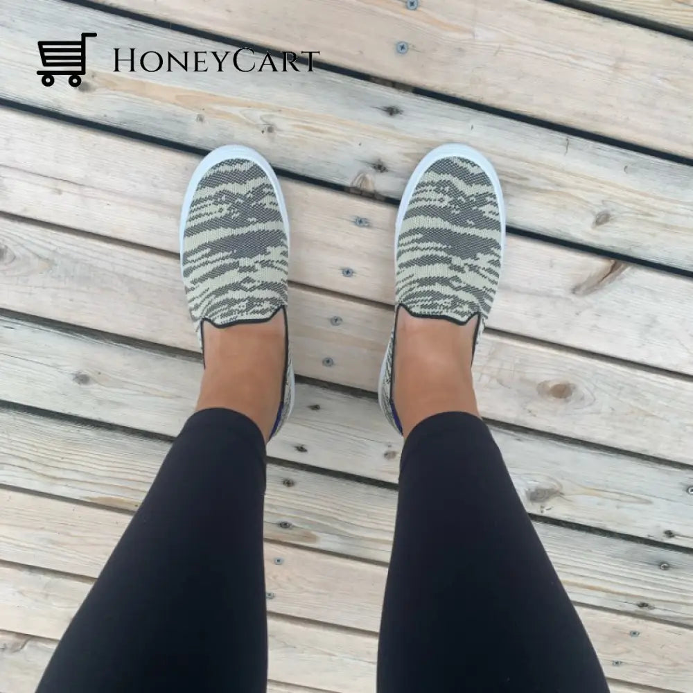 Slip-On Canvas Shoes For Women With Bunions