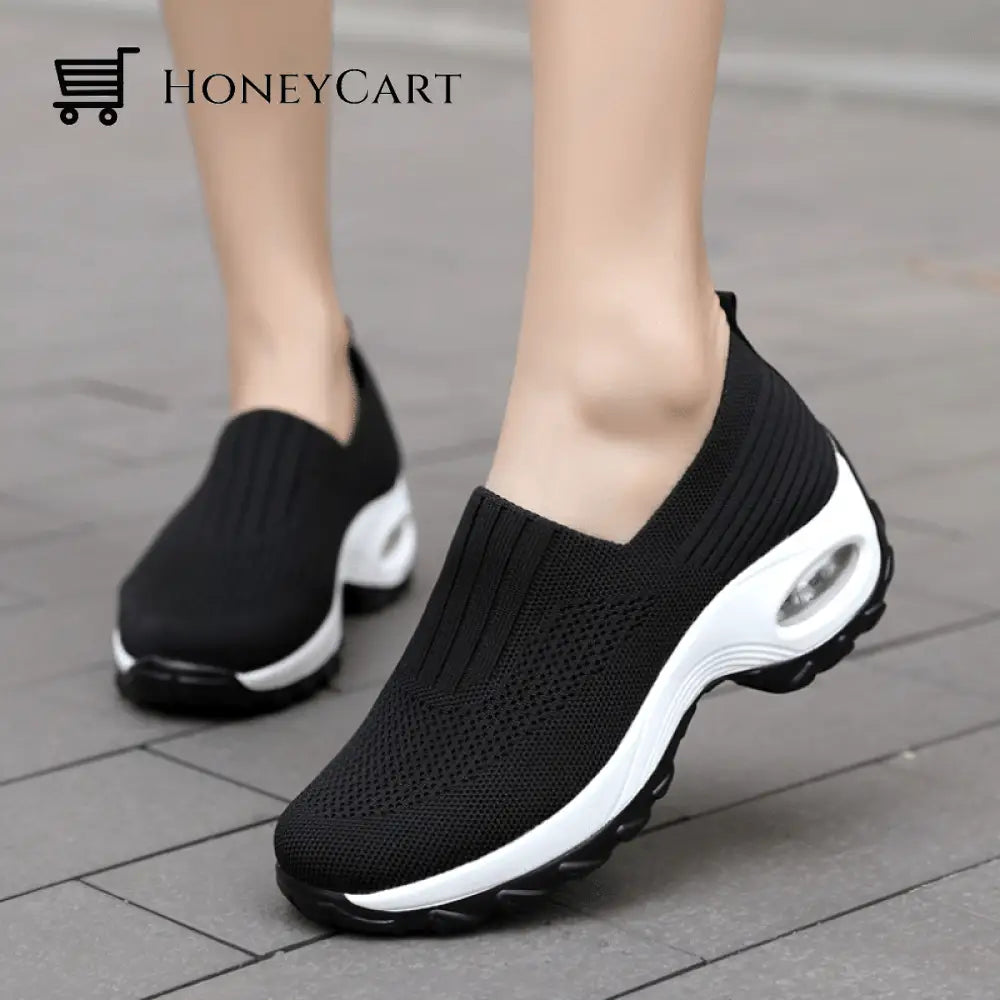 Slip On Comfortable Orthopedic Plantar Fasciitis Women Shoes Breathable Mesh Ltt-Shoes