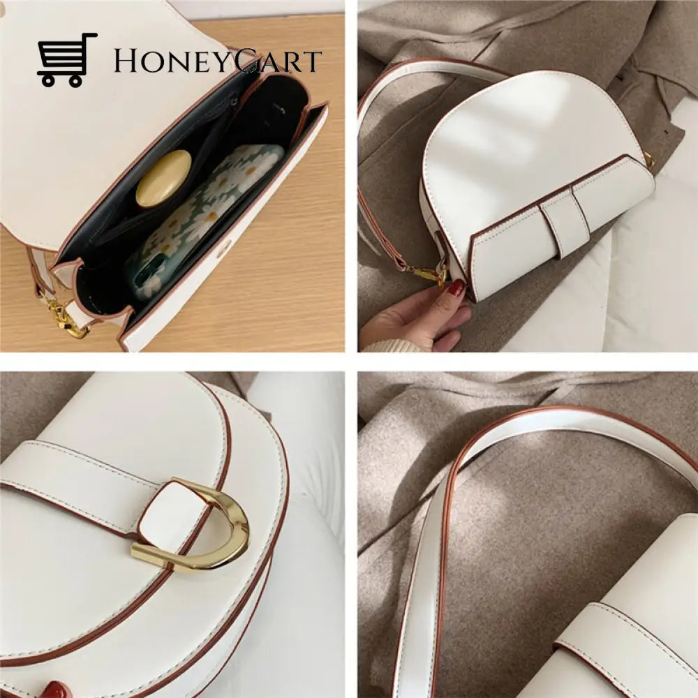Small Saddle Underarm Shoulder Bag