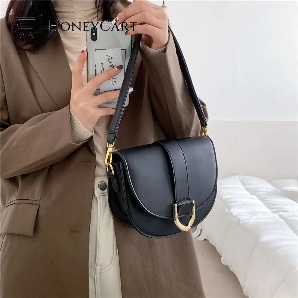 Small Saddle Underarm Shoulder Bag