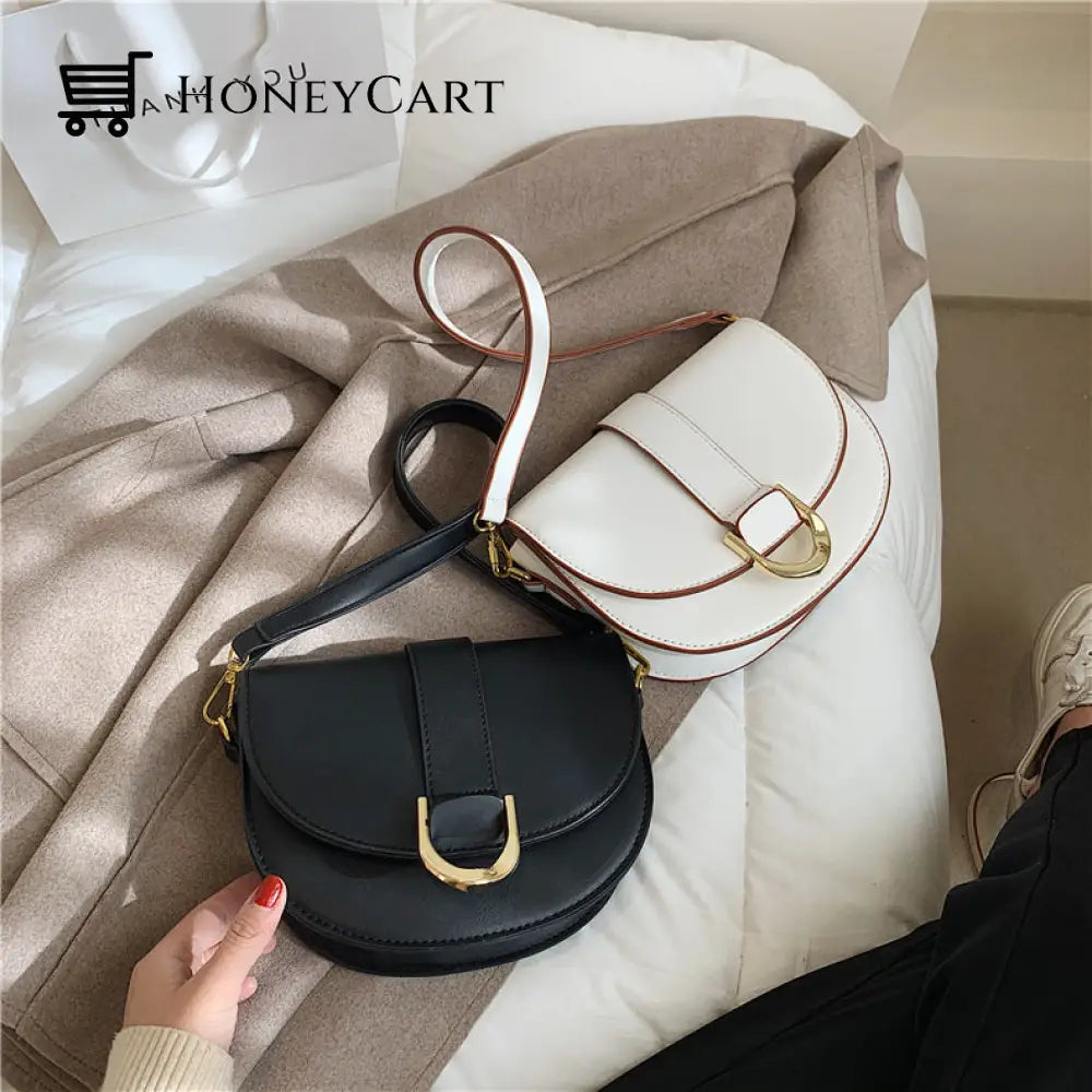 Small Saddle Underarm Shoulder Bag