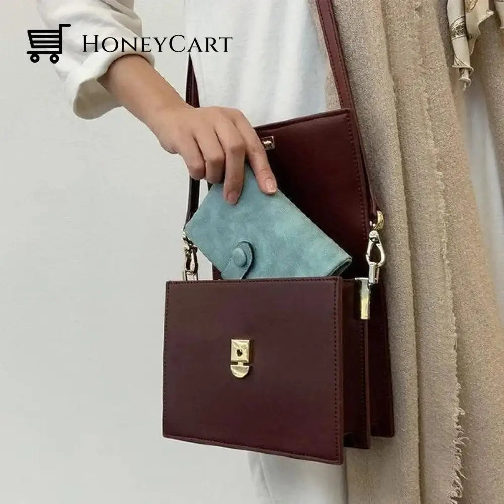Small Trifold Leather Wallet For Women