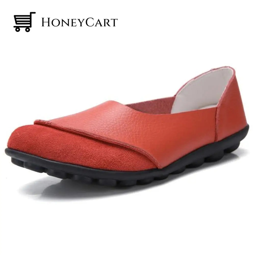 Soft Leather Womens Bunion Moccasins