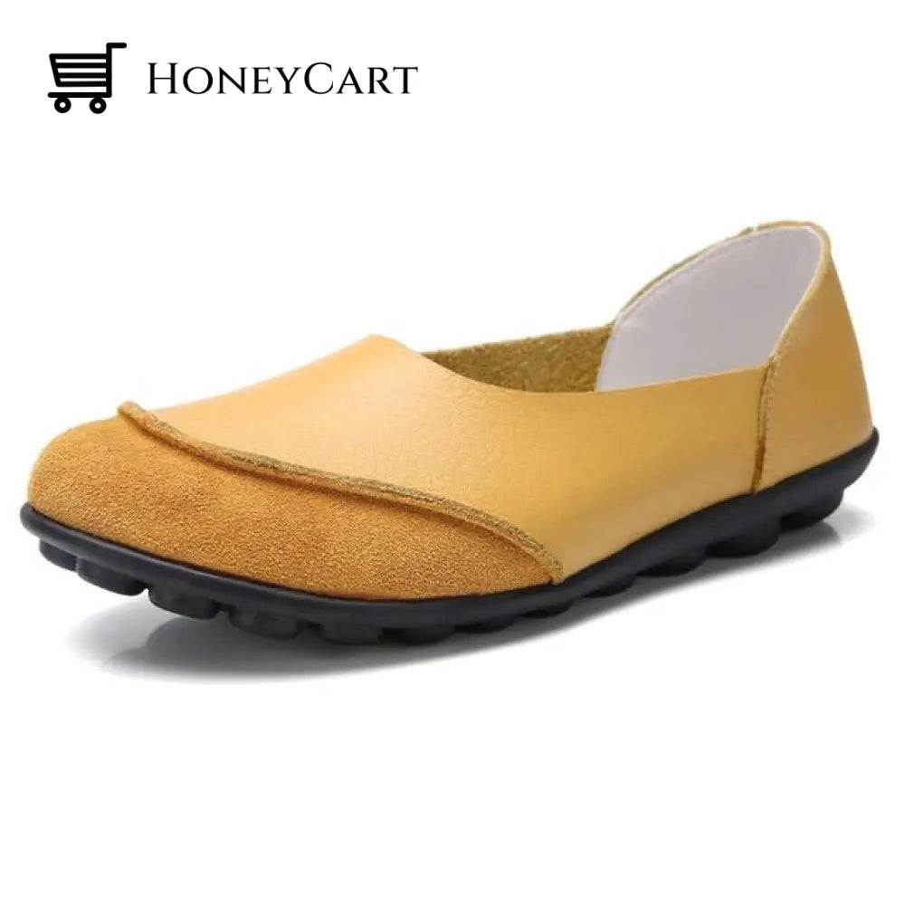 Soft Leather Womens Bunion Moccasins