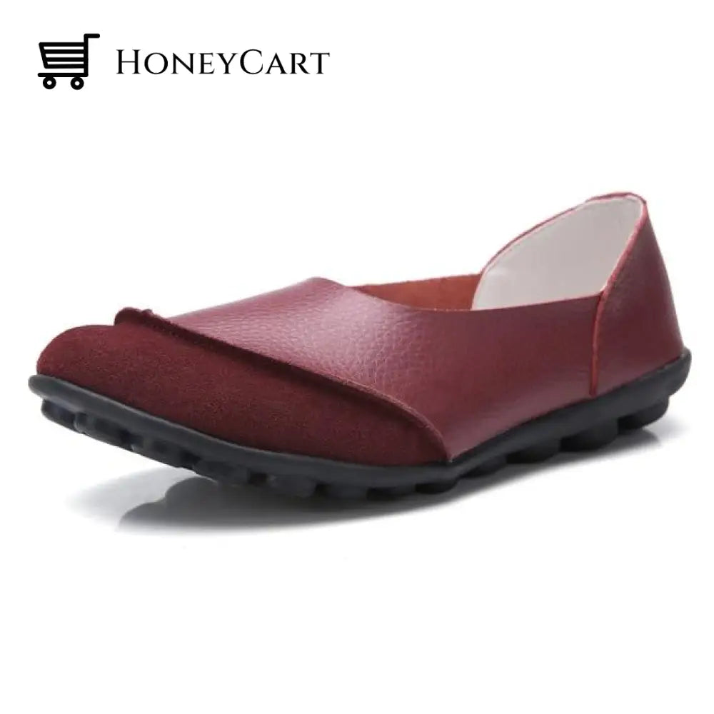 Soft Leather Womens Bunion Moccasins