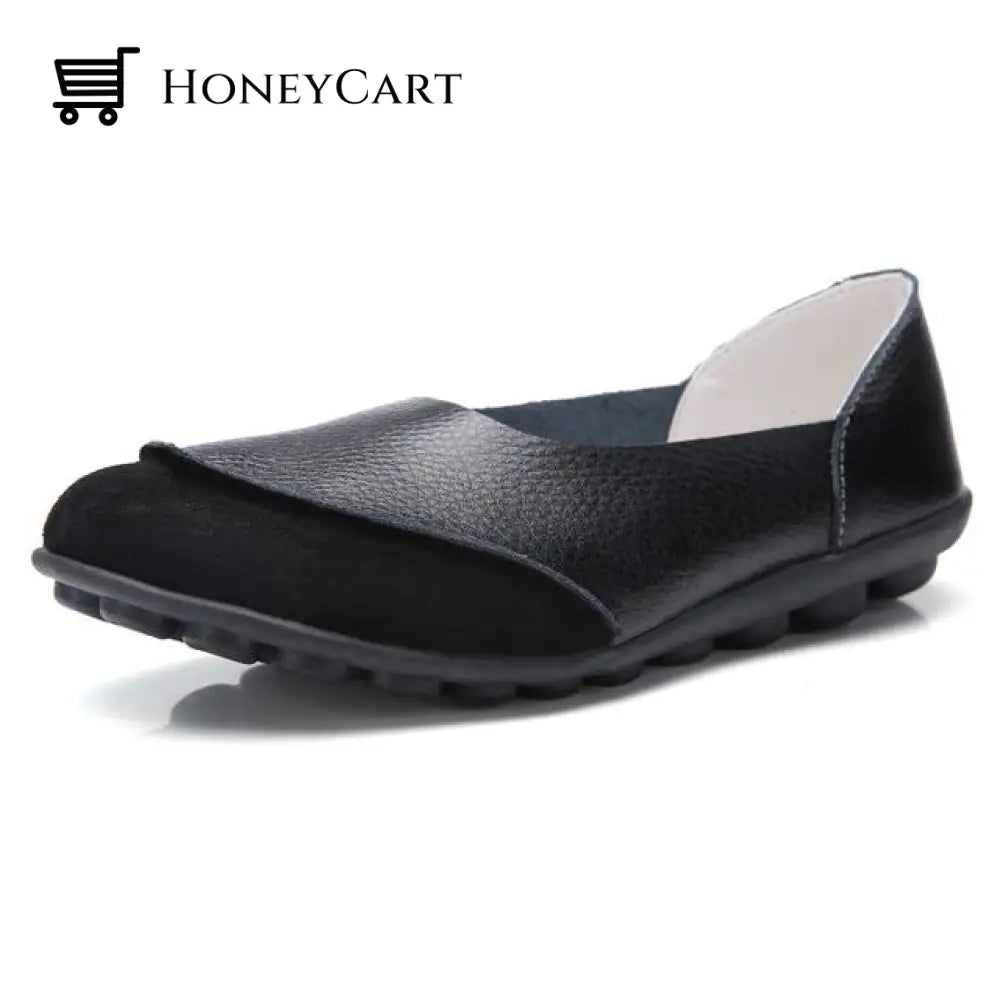 Soft Leather Womens Bunion Moccasins
