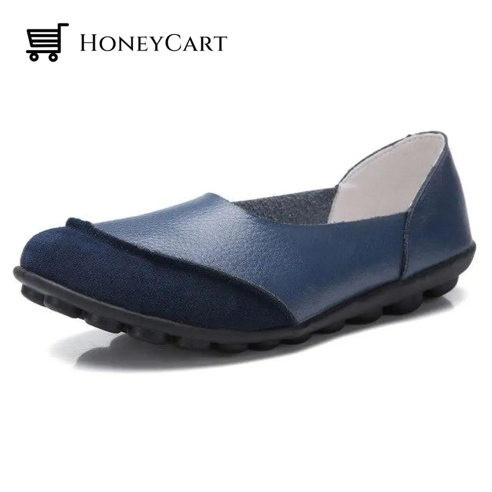 Soft Leather Womens Bunion Moccasins