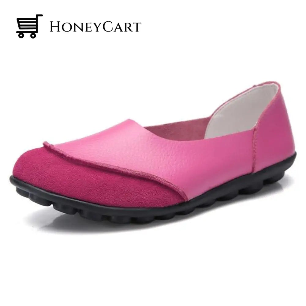 Soft Leather Womens Bunion Moccasins
