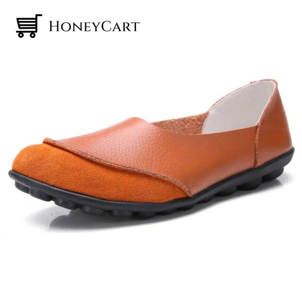 Soft Leather Womens Bunion Moccasins