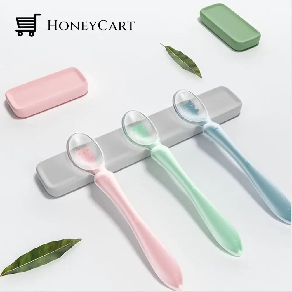 Soft Silicone Feeding Spoon Others