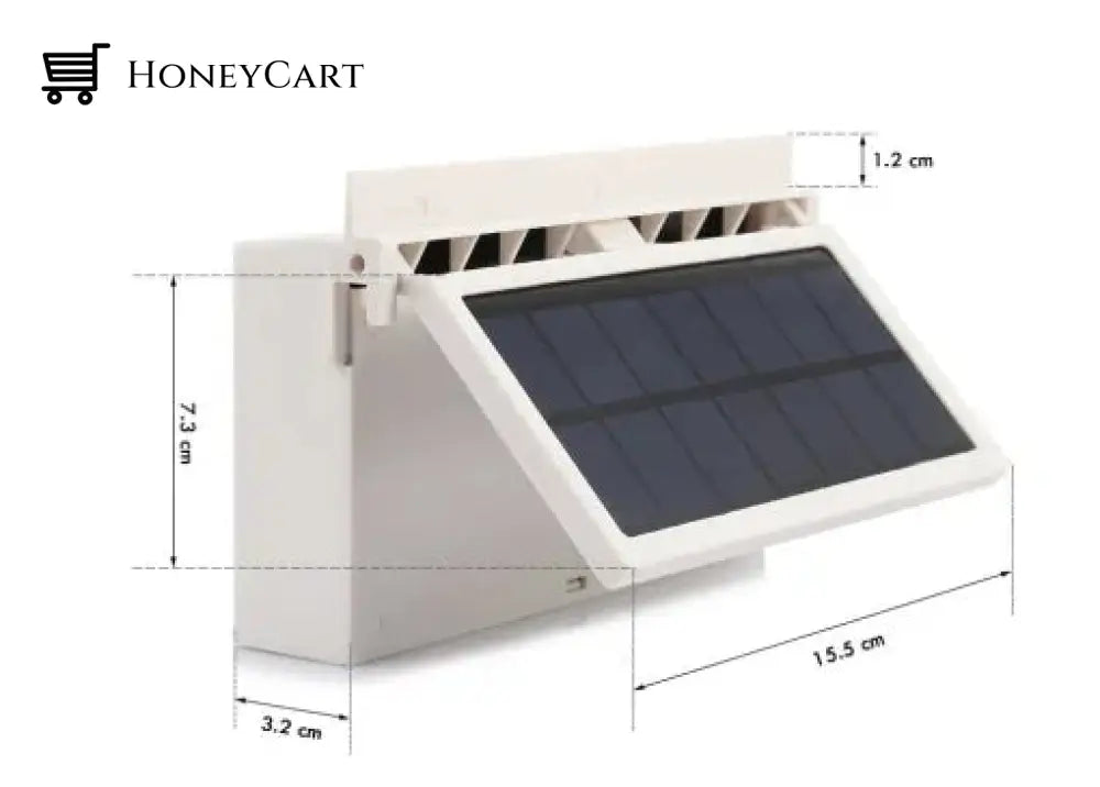 Solar Car Cooling Fan Powered Window Cooler For Interior Ventilation