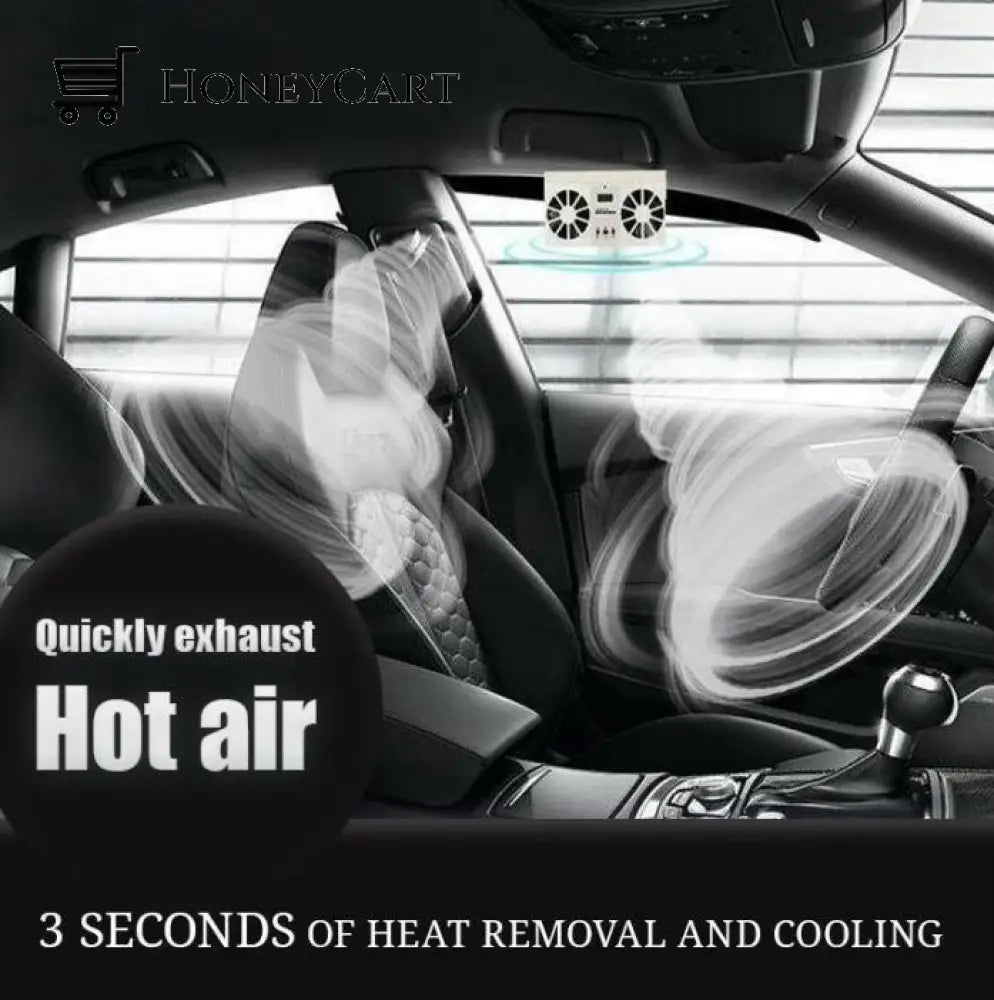 Solar Car Exhaust Heat Fan