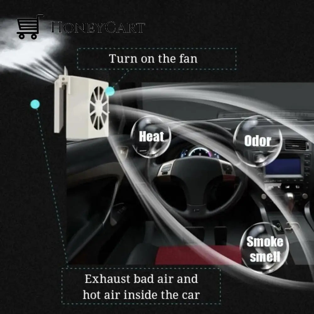 Solar Car Exhaust Heat Fan