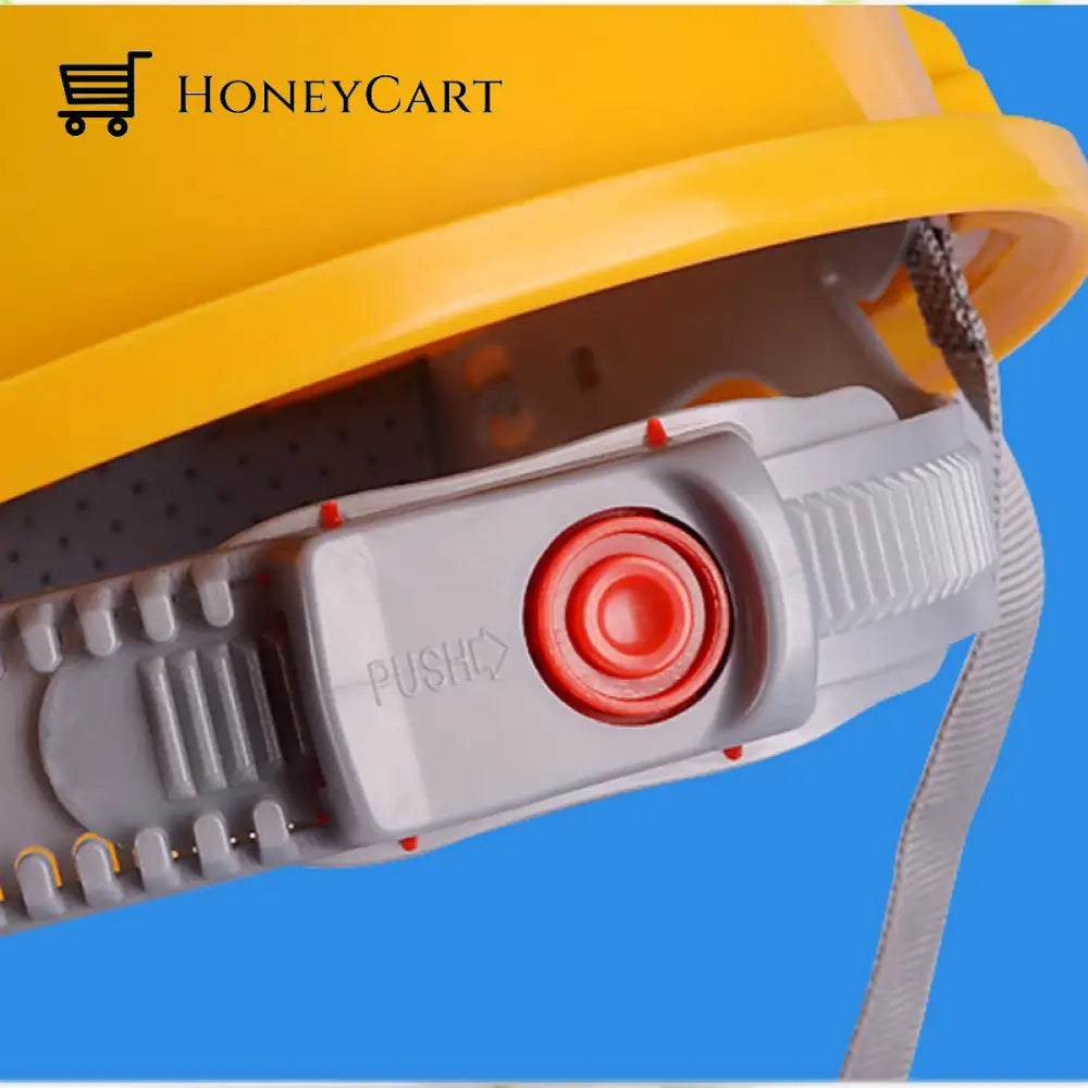 Solar Power Cooling Fan Safety Helmet Work Harnesses