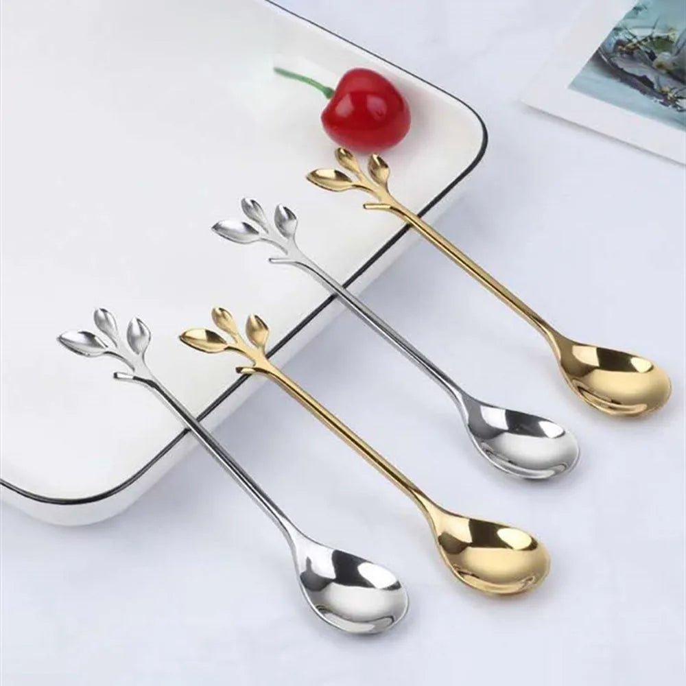 Reindeer Antlers Stainless Steel Coffee Spoon or Fork - Perfect Gift