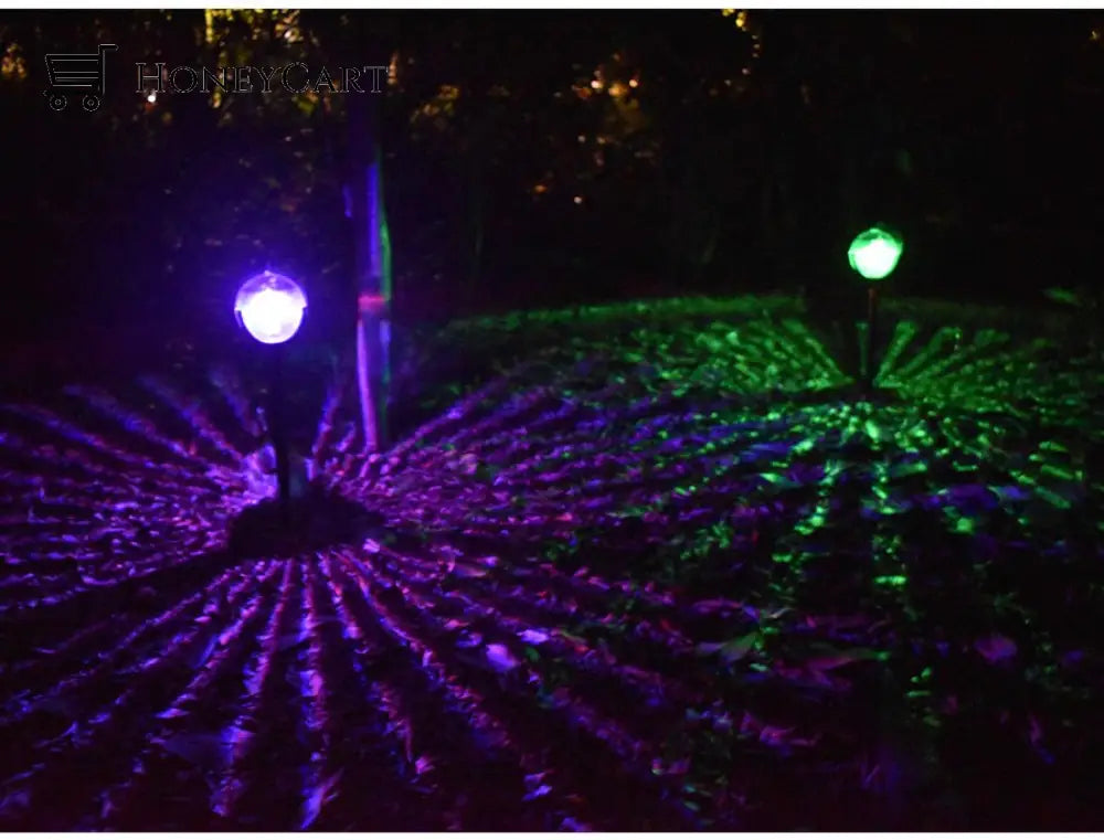 Stainless Steel Outdoor Solar Lights For Pathway(7 Color Changing)