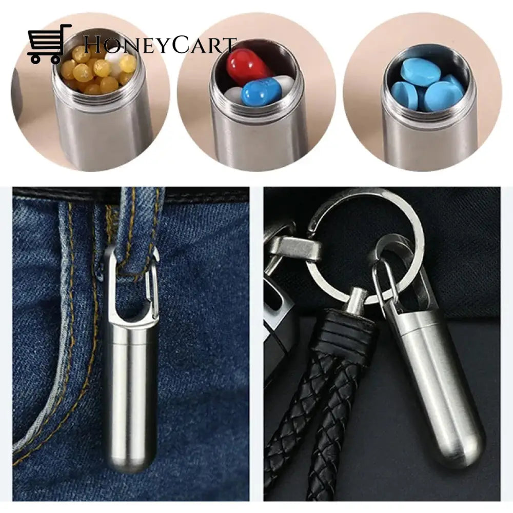 Stainless Steel Pill Box