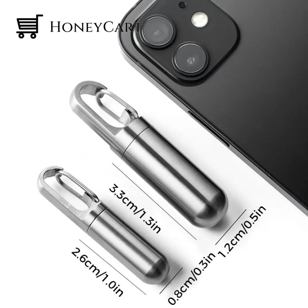 Stainless Steel Pill Box S