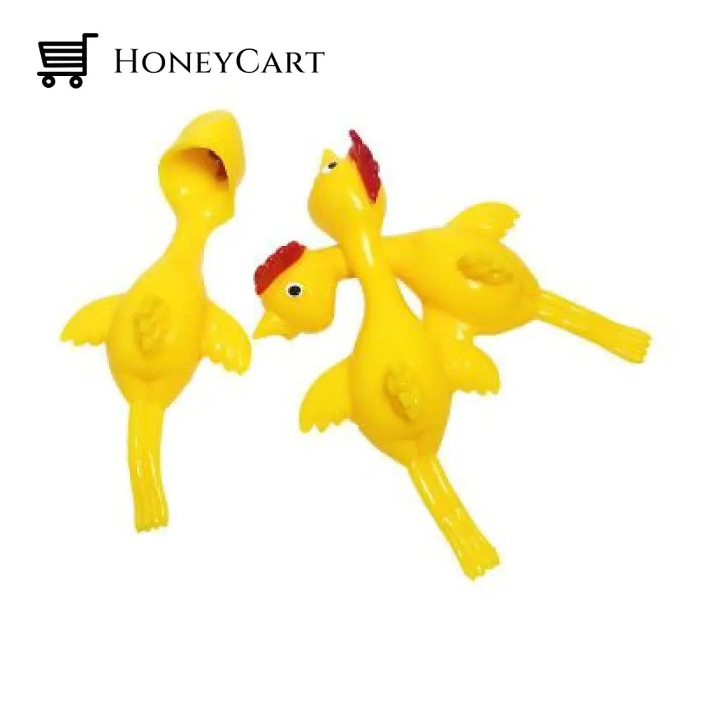 Sticky Flying Turkey Finger Birds Toys