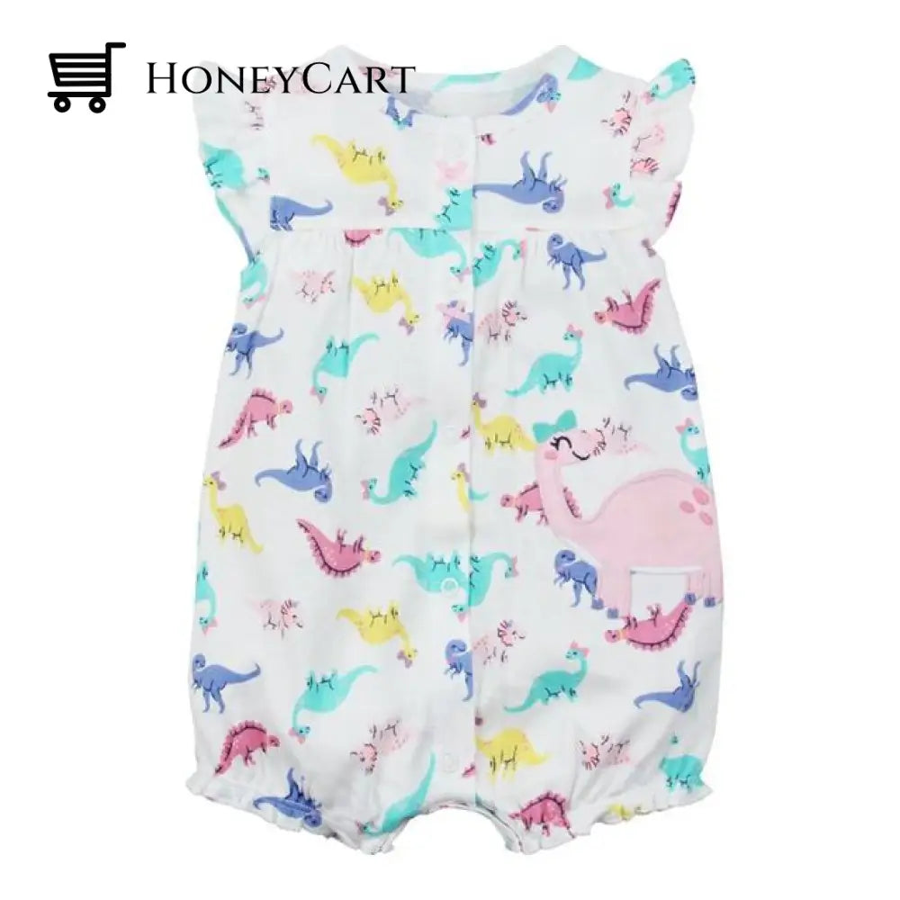 Summer Baby Rompers Short Sleeve Clothing Baikonglong / 6M & Toddler