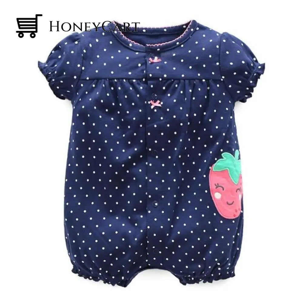 Summer Baby Rompers Short Sleeve Clothing Dacaomei / 6M & Toddler
