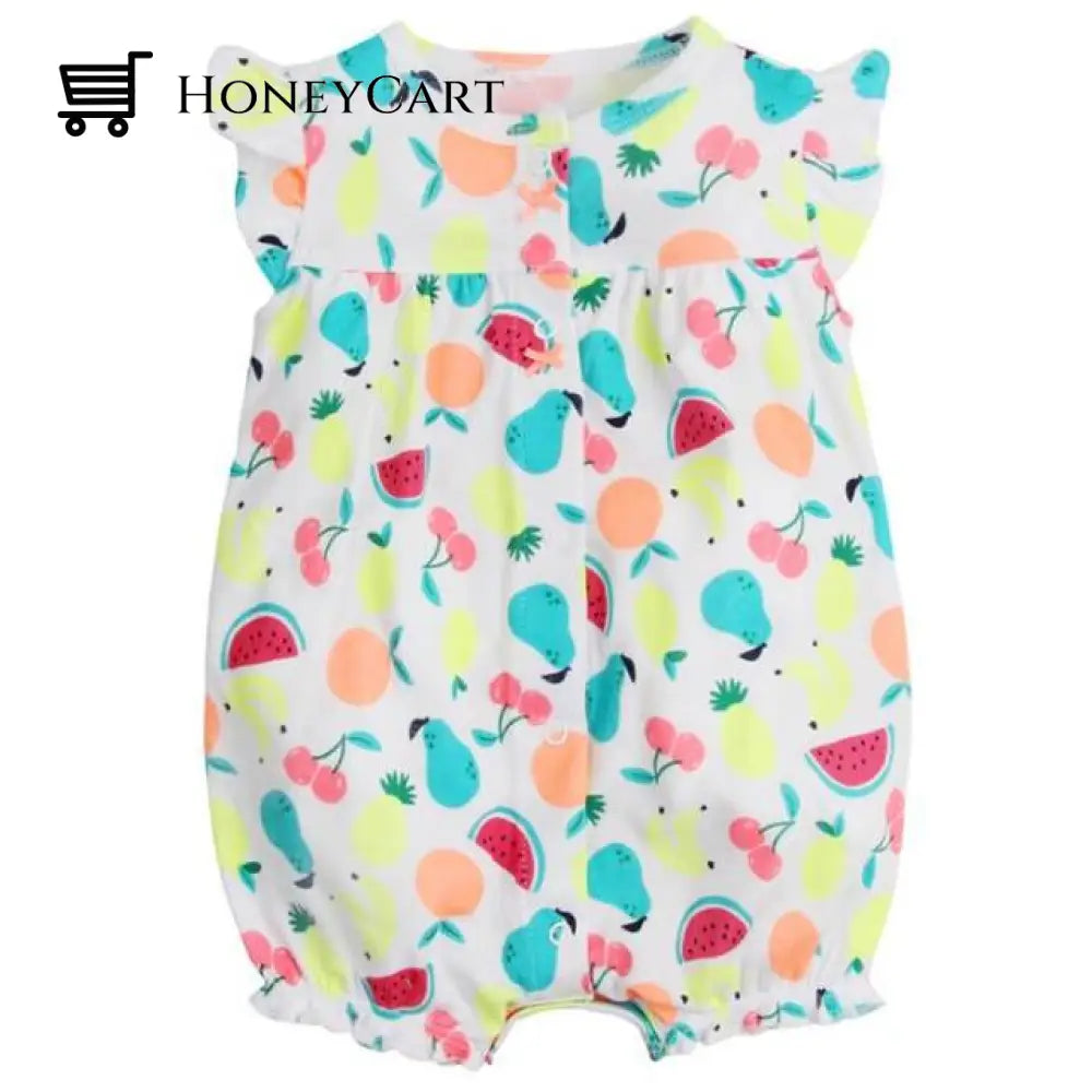 Summer Baby Rompers Short Sleeve Clothing Shuiguo / 6M & Toddler