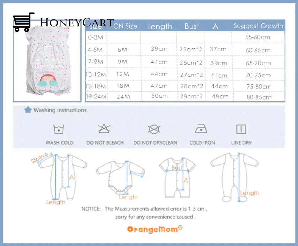 Summer Baby Rompers Short Sleeve Clothing & Toddler
