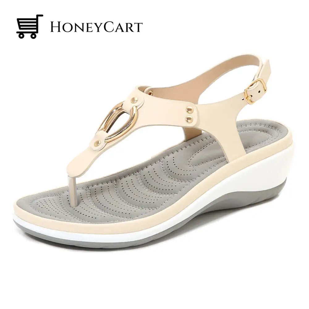 Summer Beach Solid Color Flip Flops