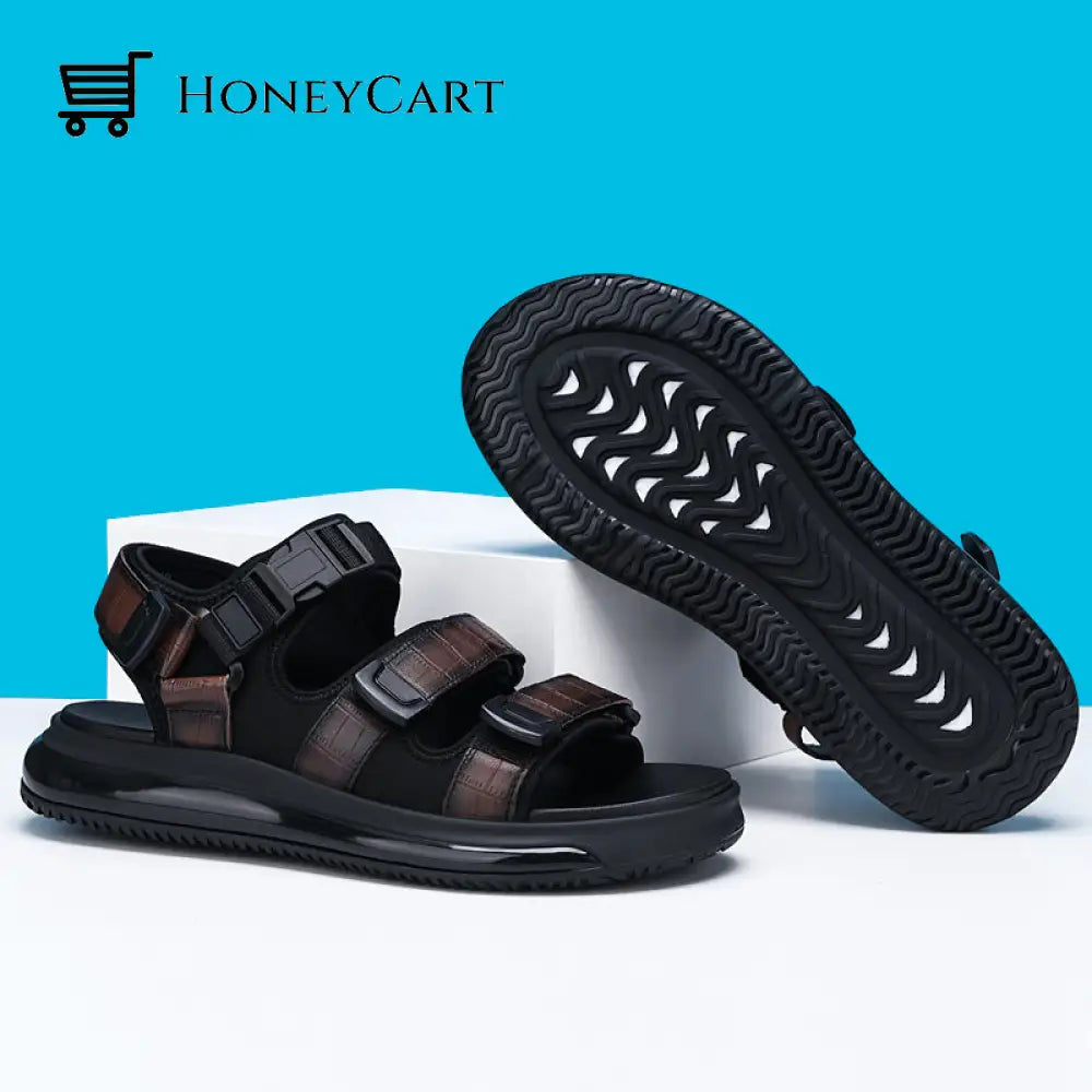 Summer Cushioned Soft - Soled Sports Sandals