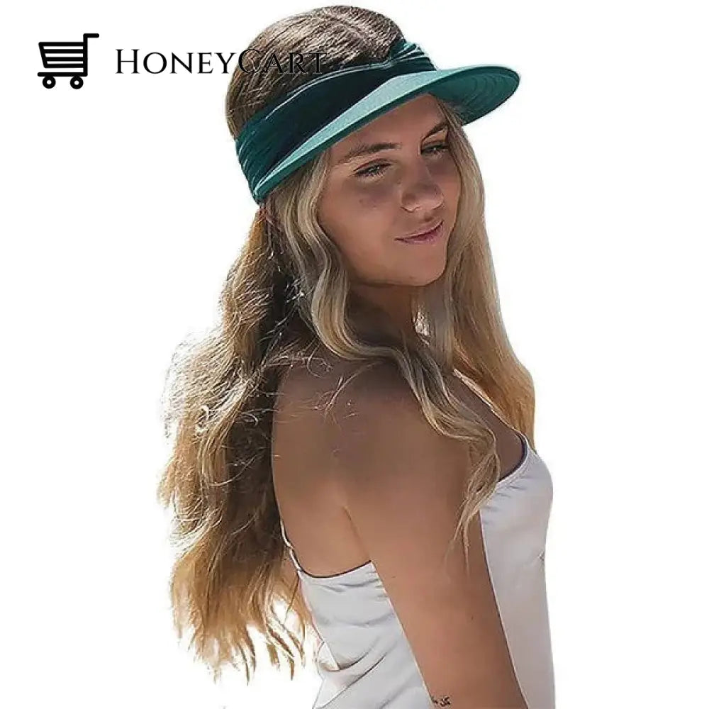 Summer Hot Sale 49% Off Womens Anti-Ultraviolet Elastic Top Hat Womens Sun Hat