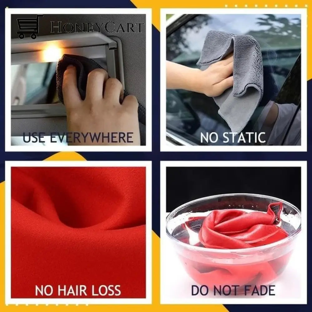 Super Absorbent Car Drying Towel 2Pcs Tool
