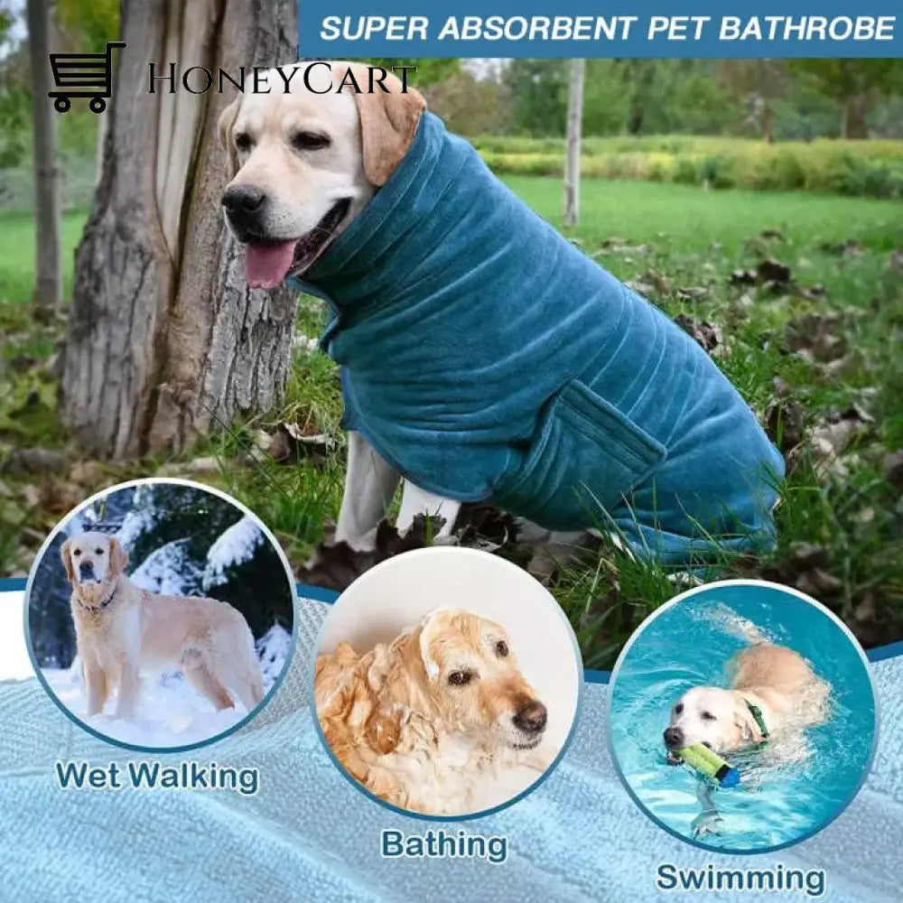 Super Absorbent Pet Bathrobe Tool