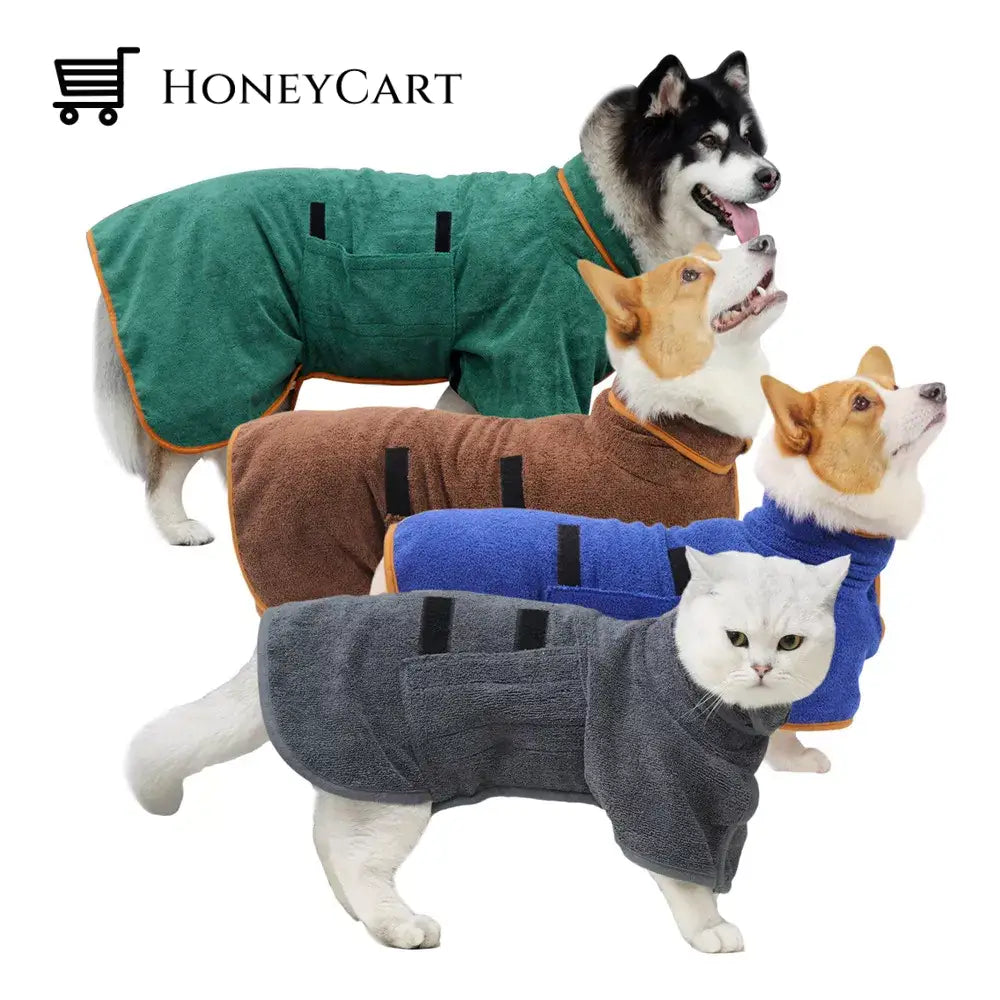 Super Absorbent Pet Bathrobe Tool