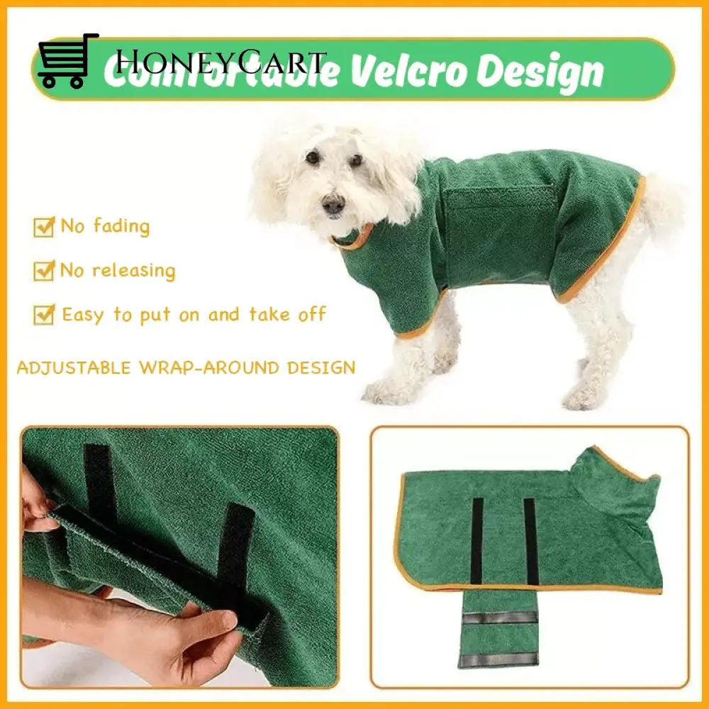 Super Absorbent Pet Bathrobe Tool