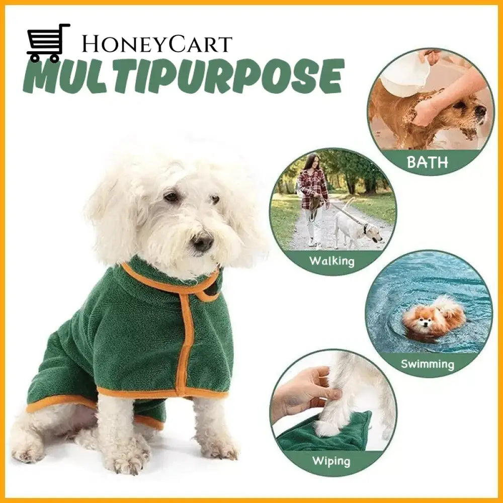Super Absorbent Pet Bathrobe Tool