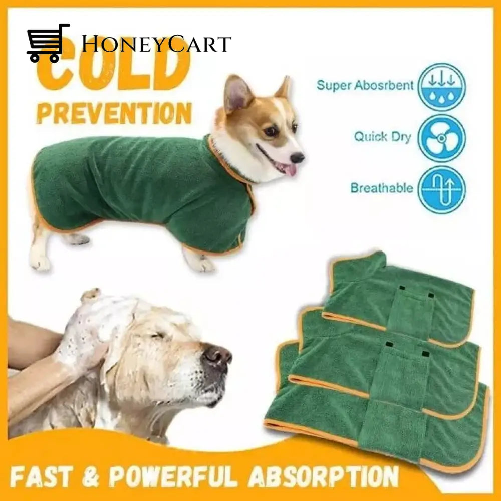 Super Absorbent Pet Bathrobe Tool