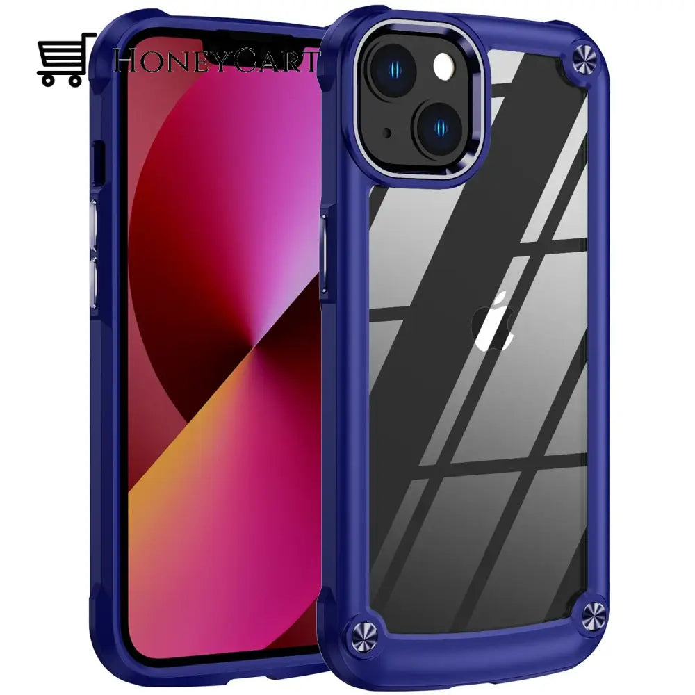 Super Strong Anti-Fall Iphone Case Sapphire / For 14 Promax