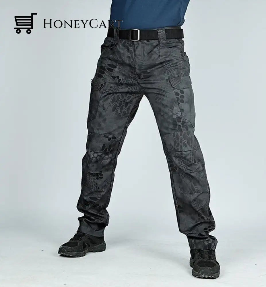 Tactical Waterproof Pants Black Python / S (30-32 Waist)